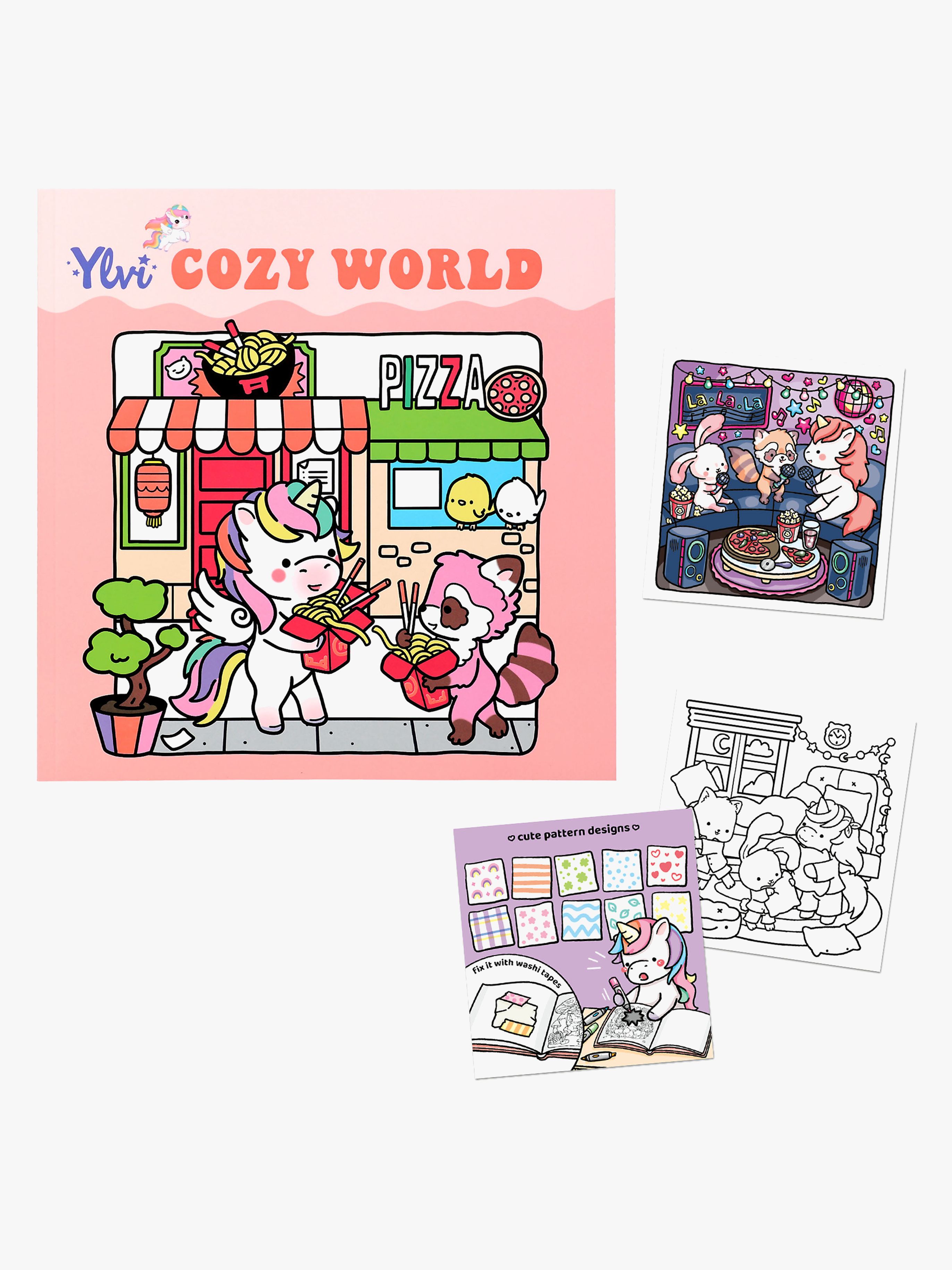 Ylvi &  the Minimoomis Cozy World Målarbok