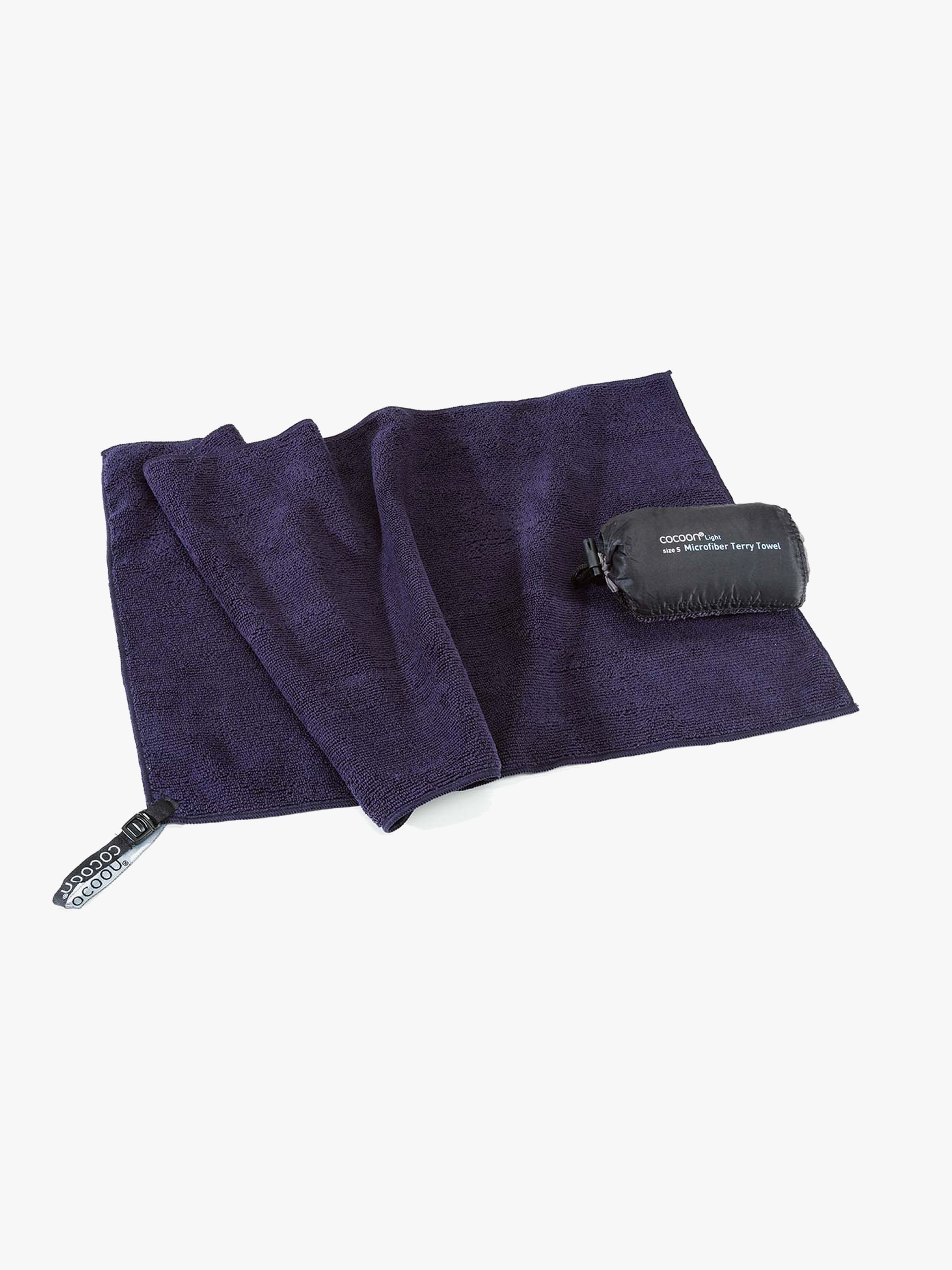 Cocoon Terry Microfiber Handduk Light, Blå