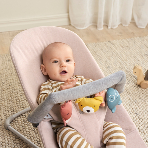 BabyBjörn Mjuka Vänner Leksak till Babysitter, Grå