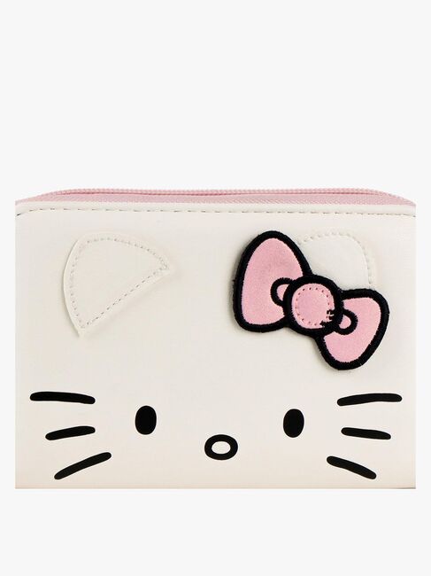 Hello Kitty Plånbok, Vit/rosa
