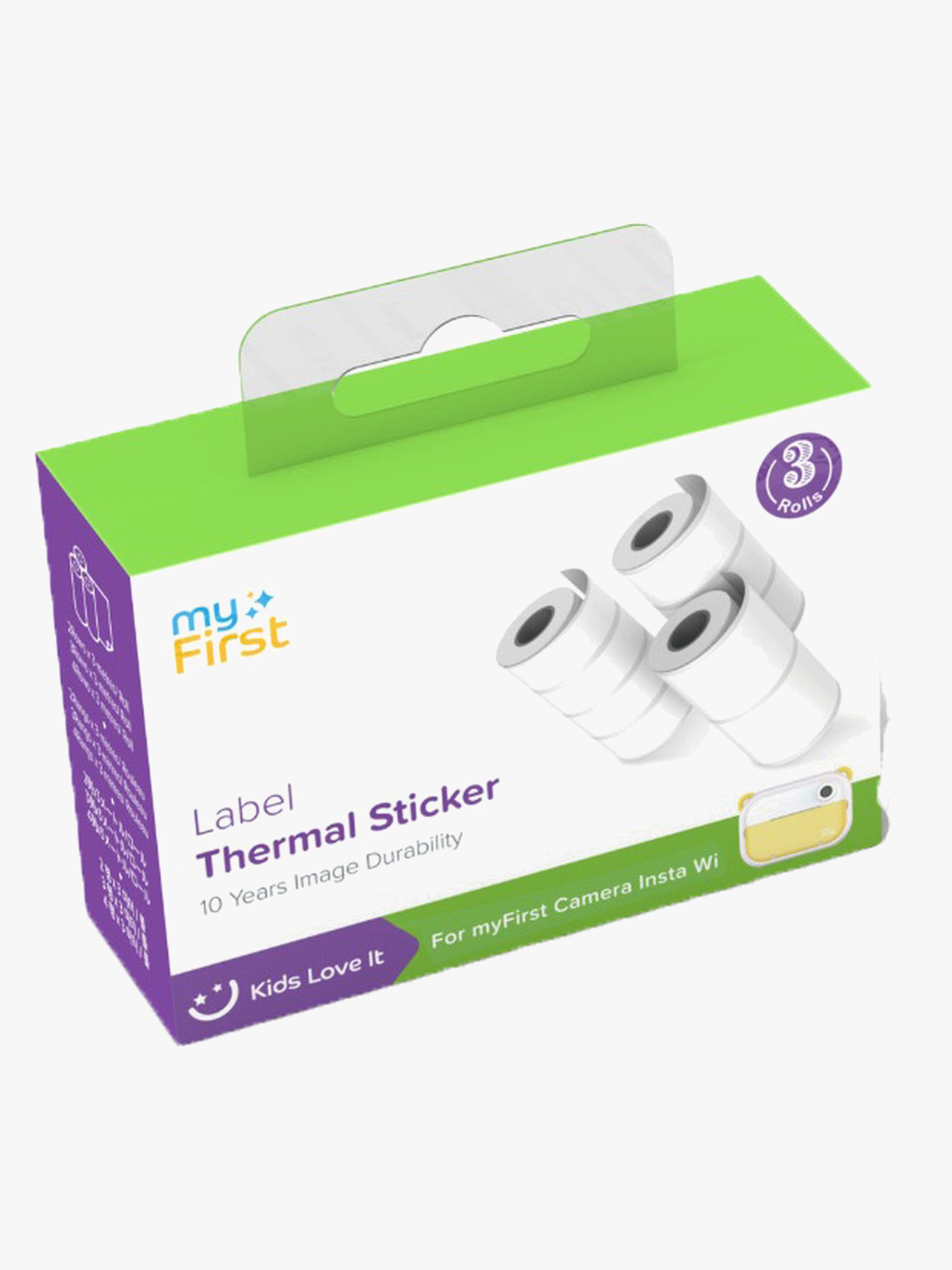 myFirst Insta Wi Thermal Sticker Etiketter Refill 3-Pack, Vit