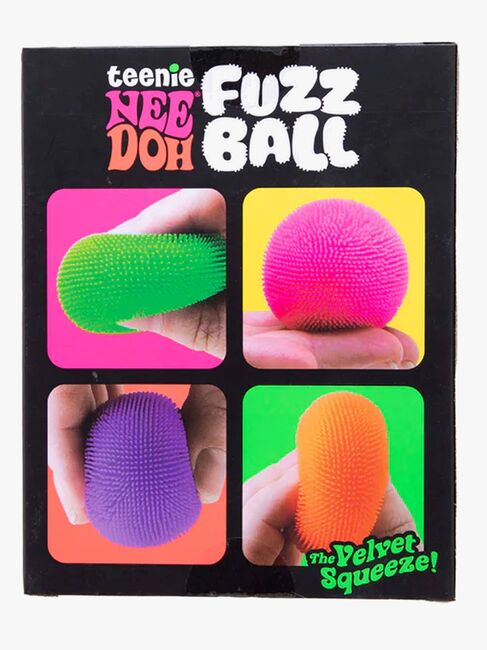 NeeDoh Teenie Fuzz Stressbollar 4-Pack