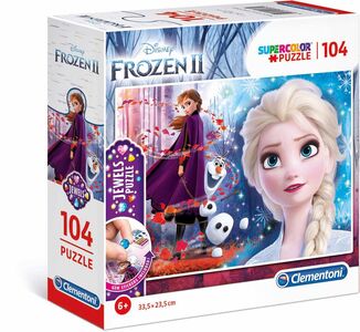 Disney Frozen Pussel 2-pack 104 Bitar