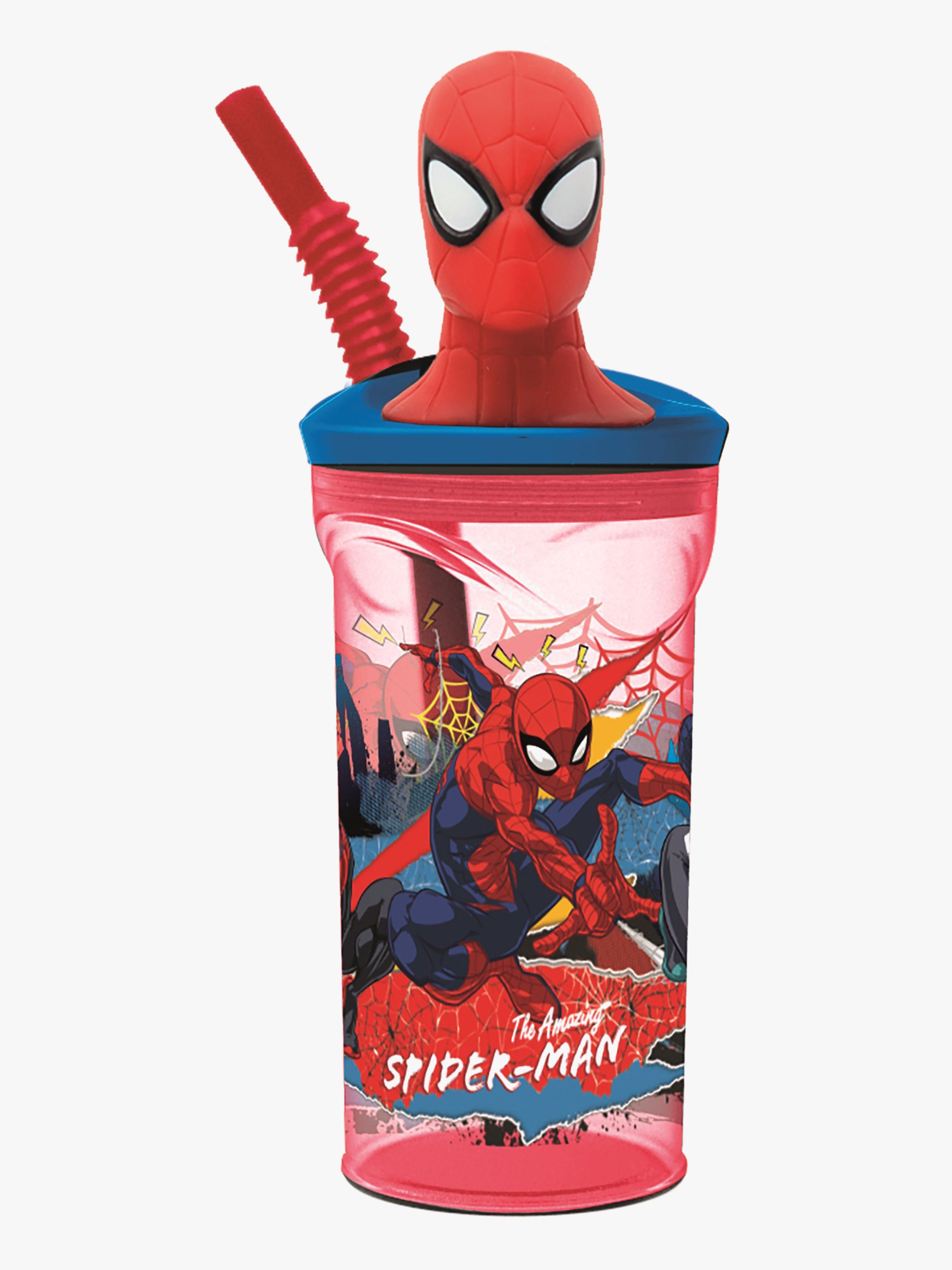Marvel Spider-Man Vattenflaska 3D Figur Tumbler 360 ml