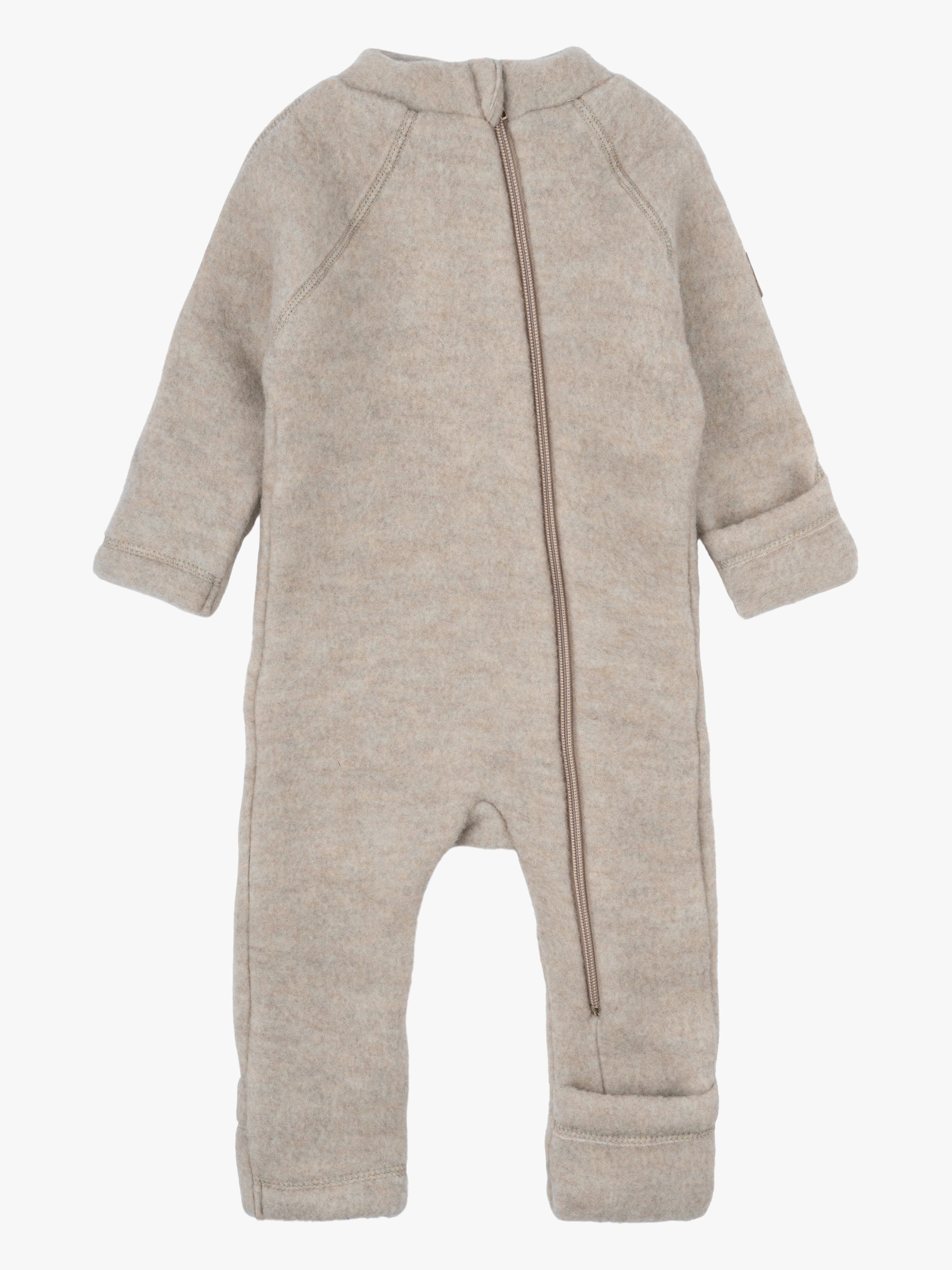 Mikk-Line Ulloverall Merino, Melange Offwhite, 68
