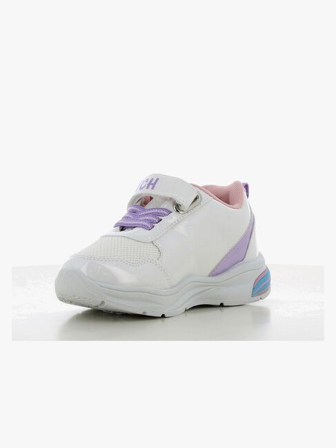 Disney Lilo & Stitch  Blinkande Sneakers, White/Lilac