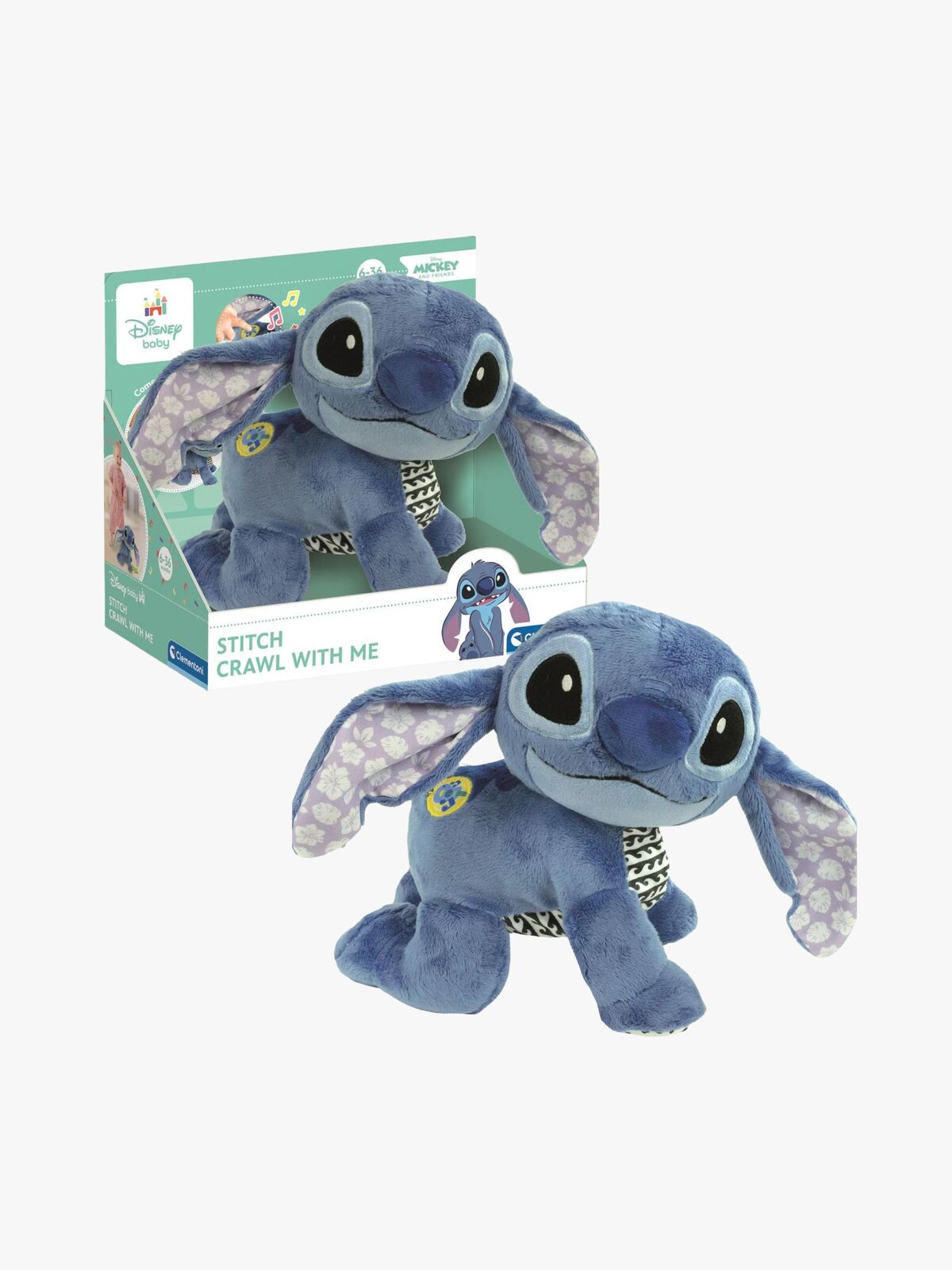 Clementoni  Interaktivt Gosedjur Lär Dig Krypa