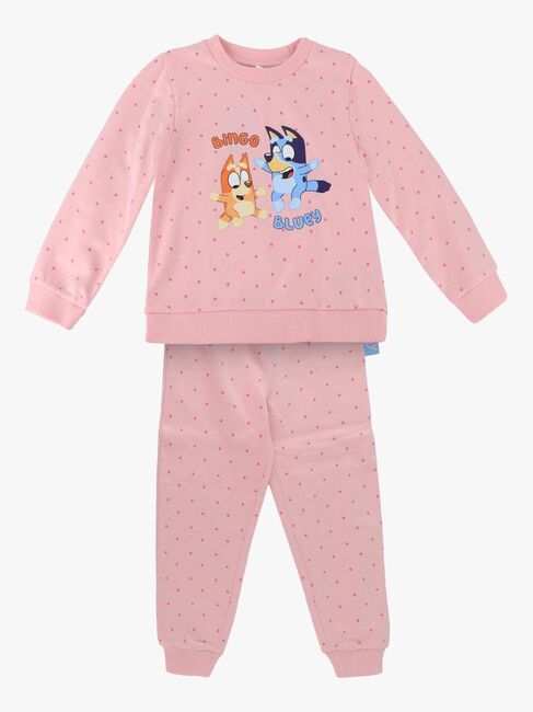 Bluey Tröja Och Byxor Set, Rosa