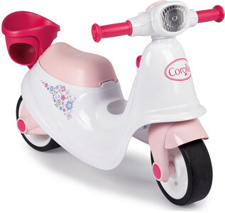 Smoby Corolle Ride-On Scooter, Rosa/Vit