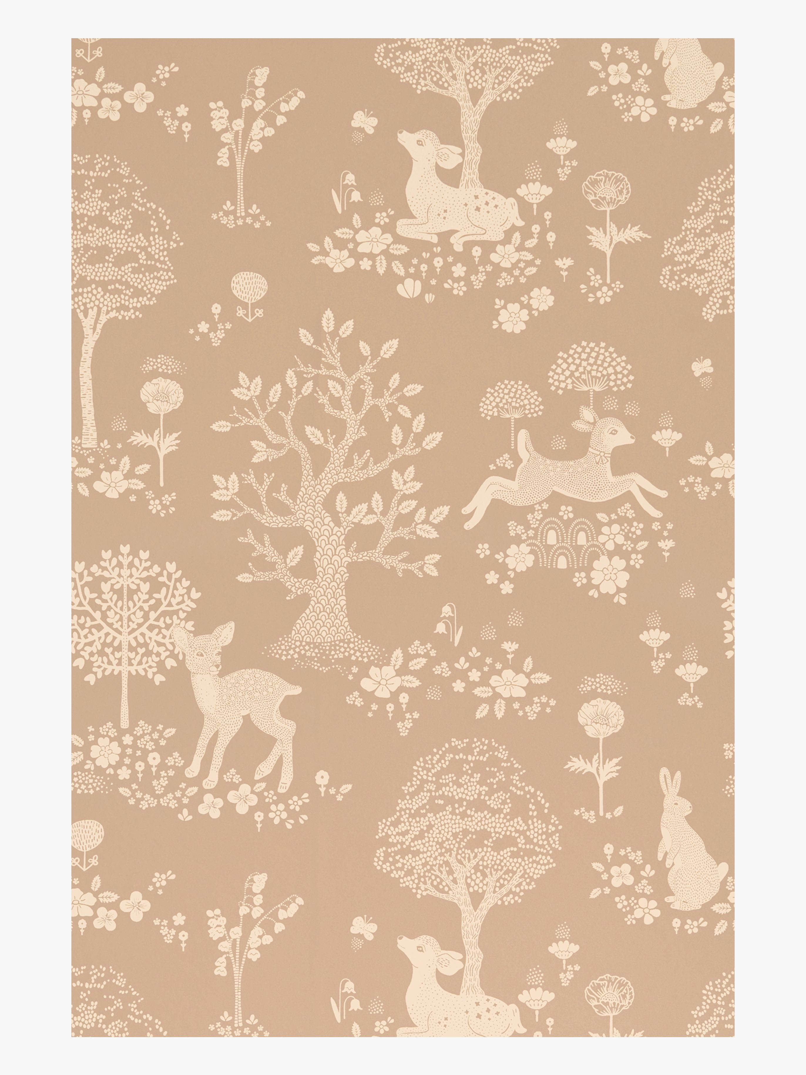 Majvillan Tapet Summer Fields, Soft Brown