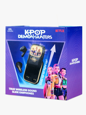 OTL K-Pop Demon Hunters Hodetelefoner Med LED In-Ear Huntrix, Svart