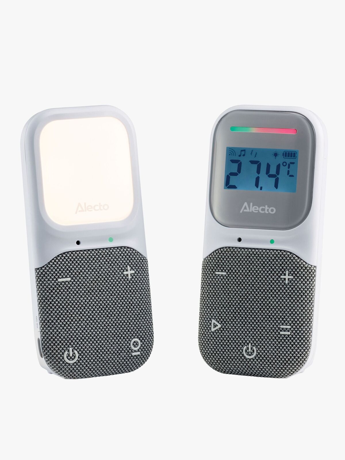 Alecto DBX140 Babyvakt, Vit/Grå