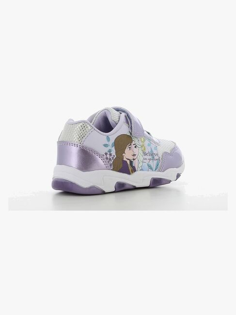 Disney Frozen Classic Blinkande Sneakers, Lilac/White
