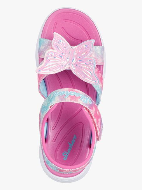 Skechers Jumpsters Butterfly Brites  Blinkande Sandaler, Pink