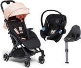 Beemoo Easy Fly Lux 2 Sulky inkl. Cybex Aton M, Mellow Rose