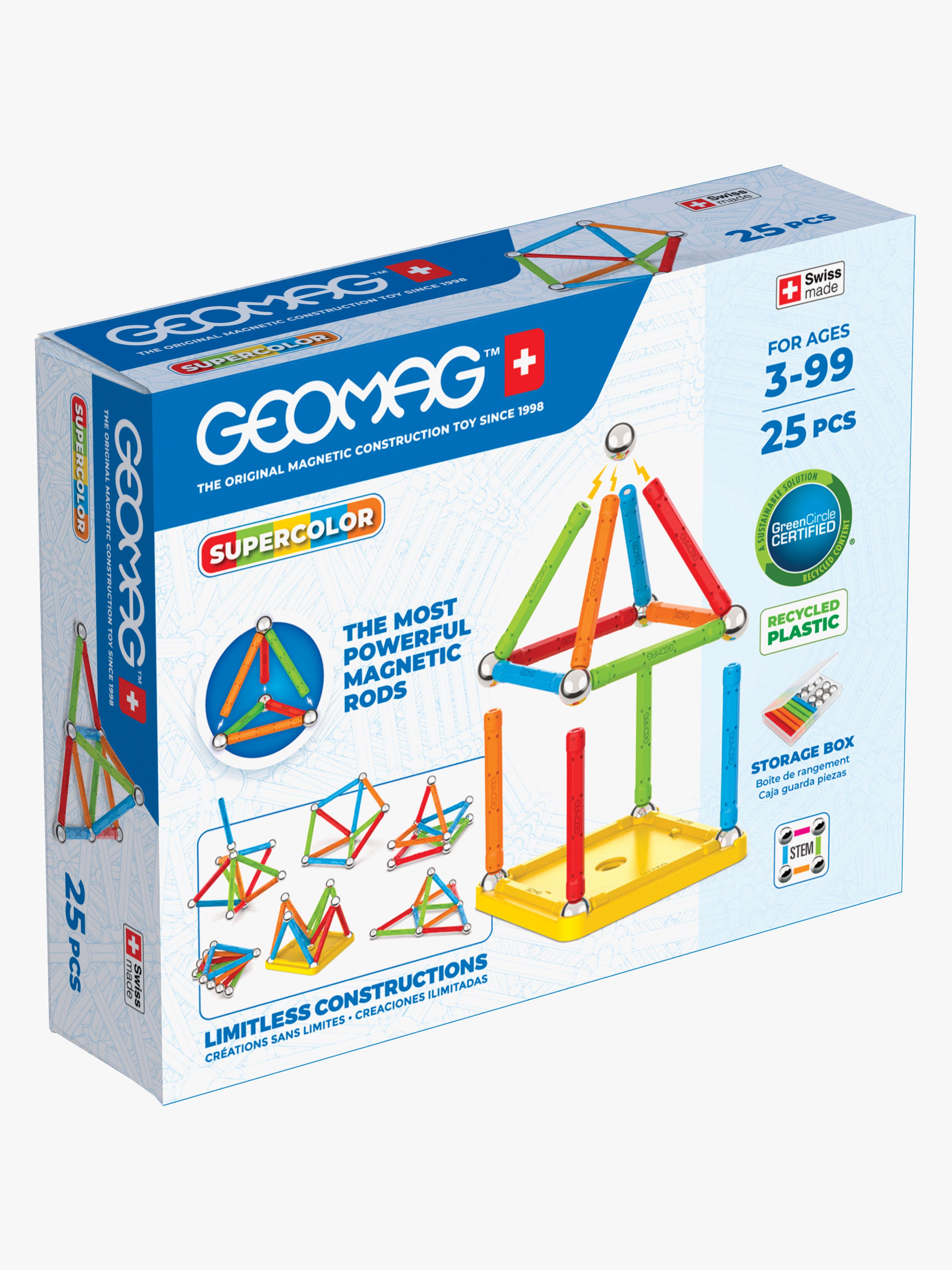 Geomag Supercolor Byggsats 25 Delar