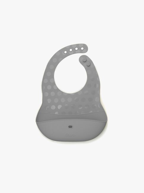 bblüv Haklappstallrikar & Sked, Aqua/Grå