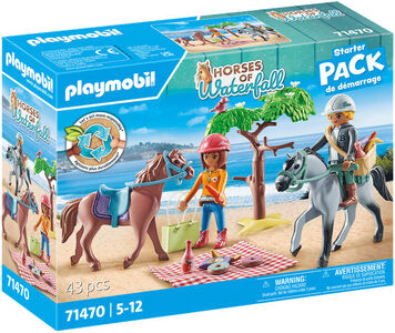 Playmobil 71470 Horses of Waterfall Starter Pack Byggsats Ridtur Till Stranden