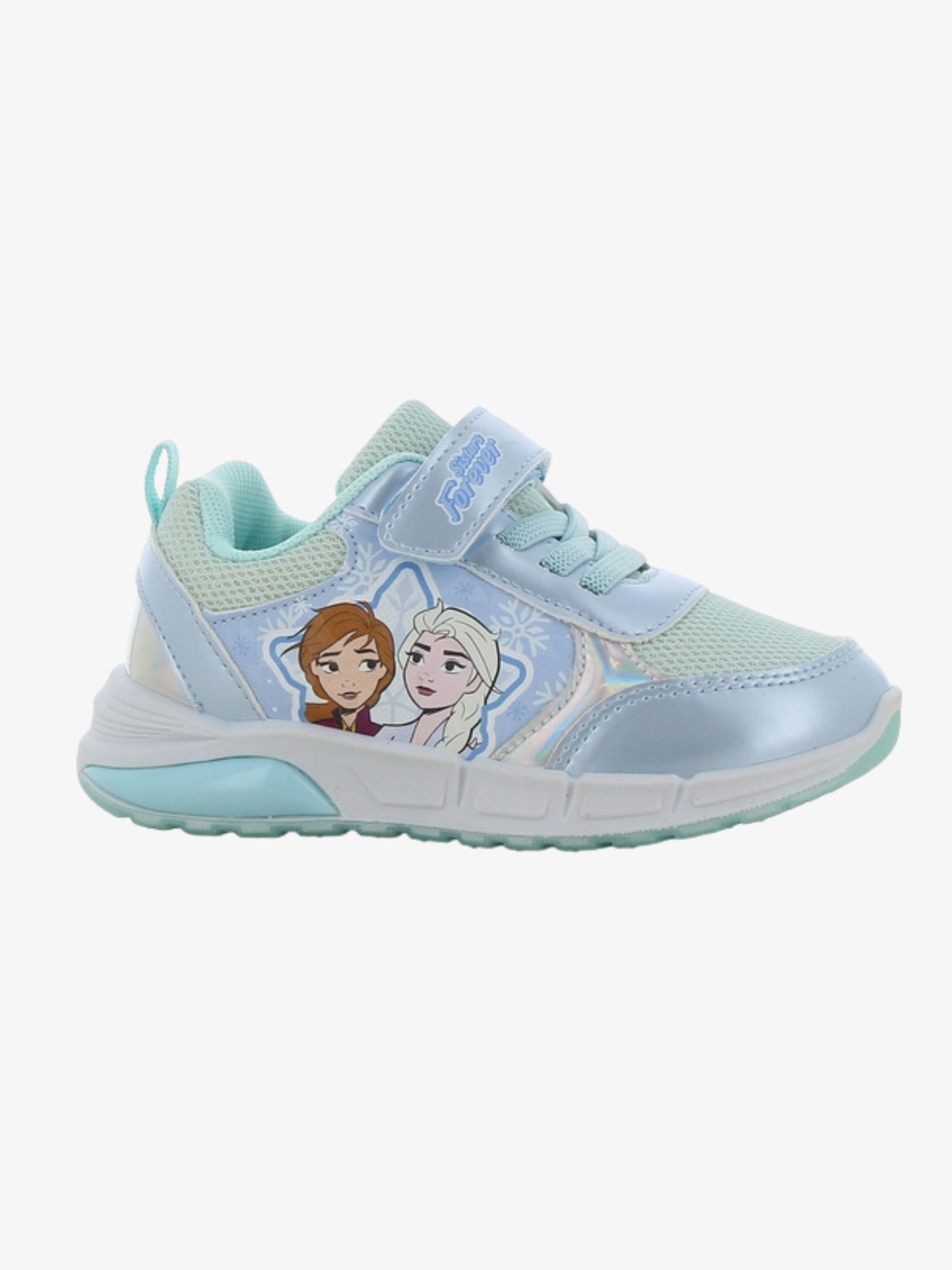 Disney Frozen  Blinkande Sneakers, Blue/Silver, 30