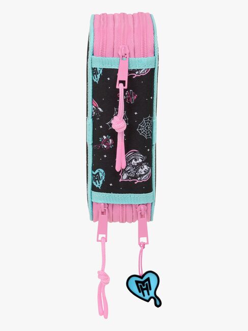 Monster High  Fyllt Trippelpennfodral 37 Delar, Svart