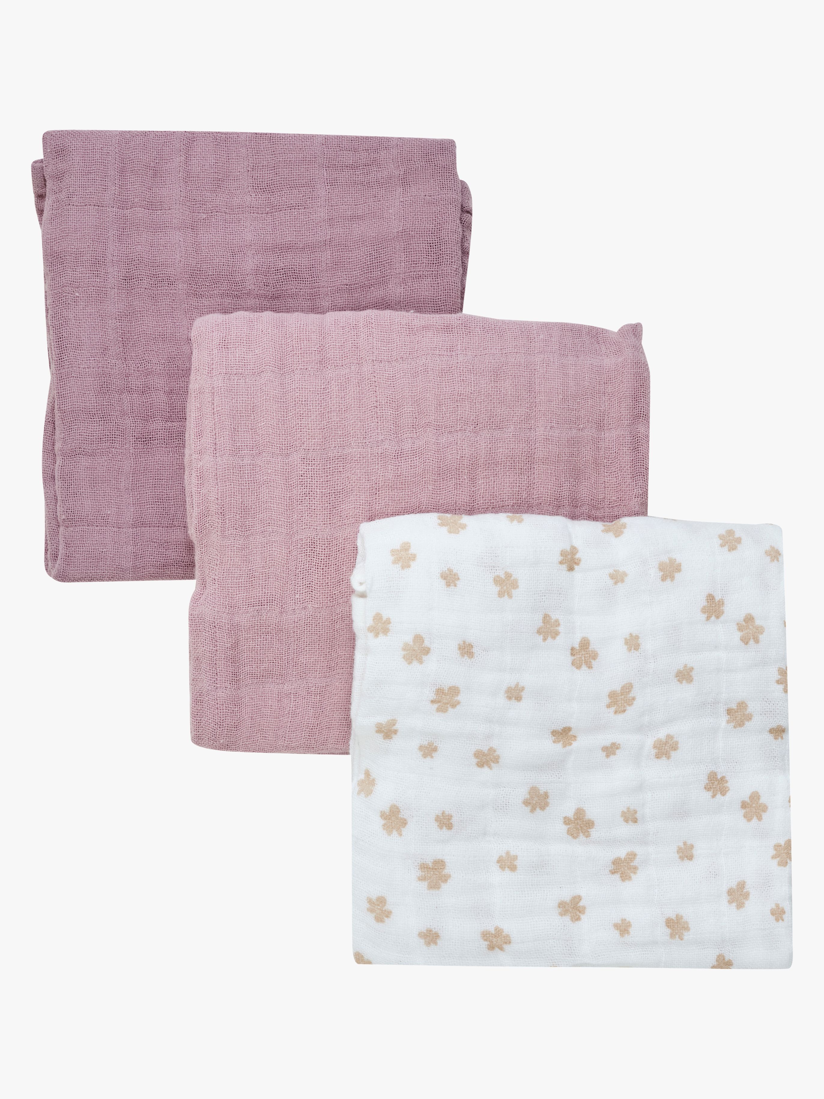 Pippi Muslinfilt 3-Pack, Quail