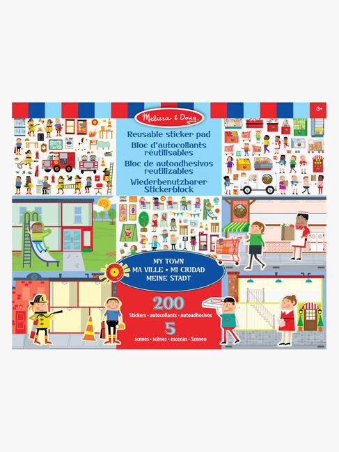 Melissa & Doug Klistermärkesbok Stad 200 st