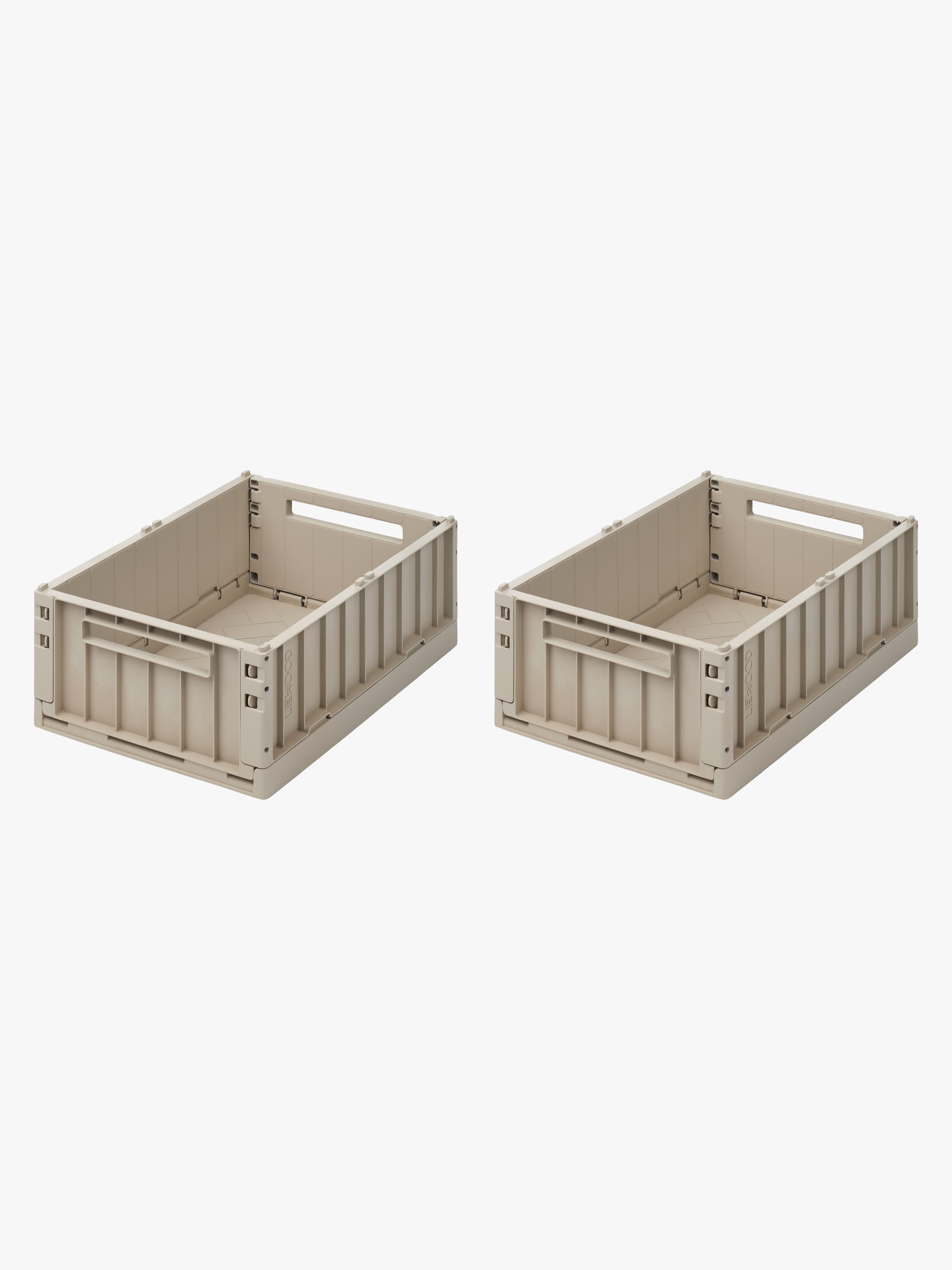 LIEWOOD Weston Förvaringslådor 2-Pack Medium, Sandy