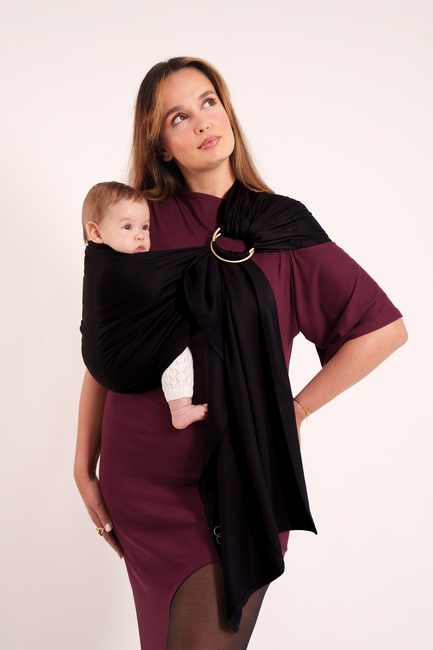 Love Radius No Knot Woven Ringsjal, Black