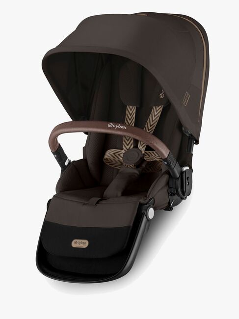 Cybex e-Gazelle S Tvillingvagn, Chocolate Brown/Taupe