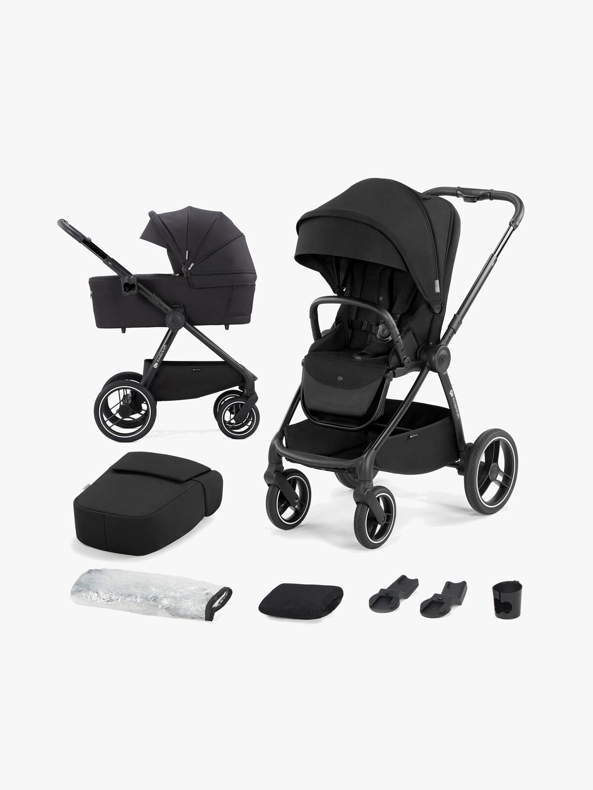 Kinderkraft NEA 2-in-1 Duovagn, Midnight Black
