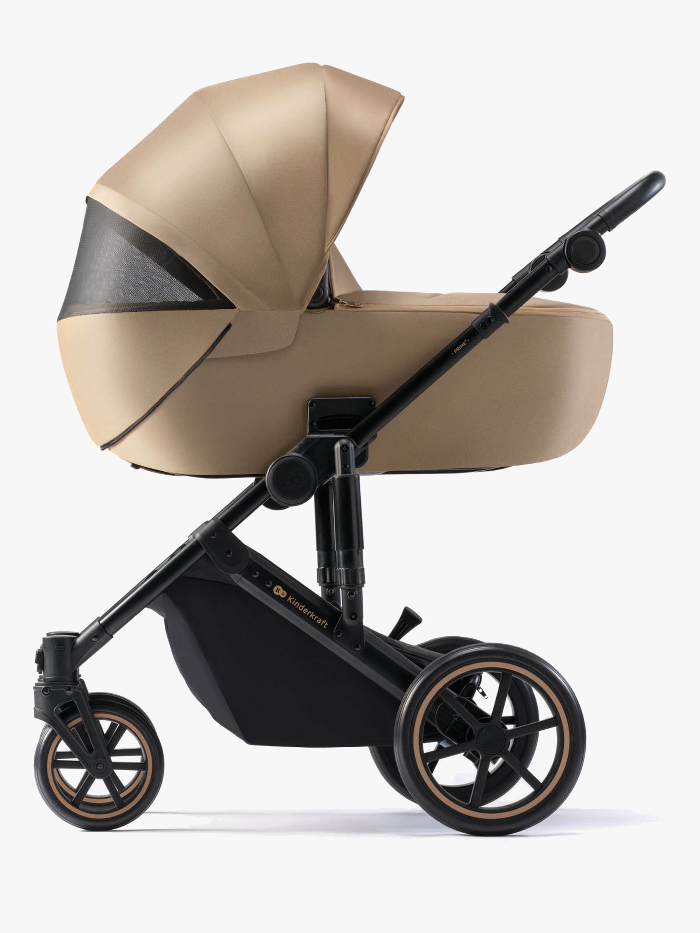 Kinderkraft Prime 2 2-in-1 Duovagn, Sandrose Beige