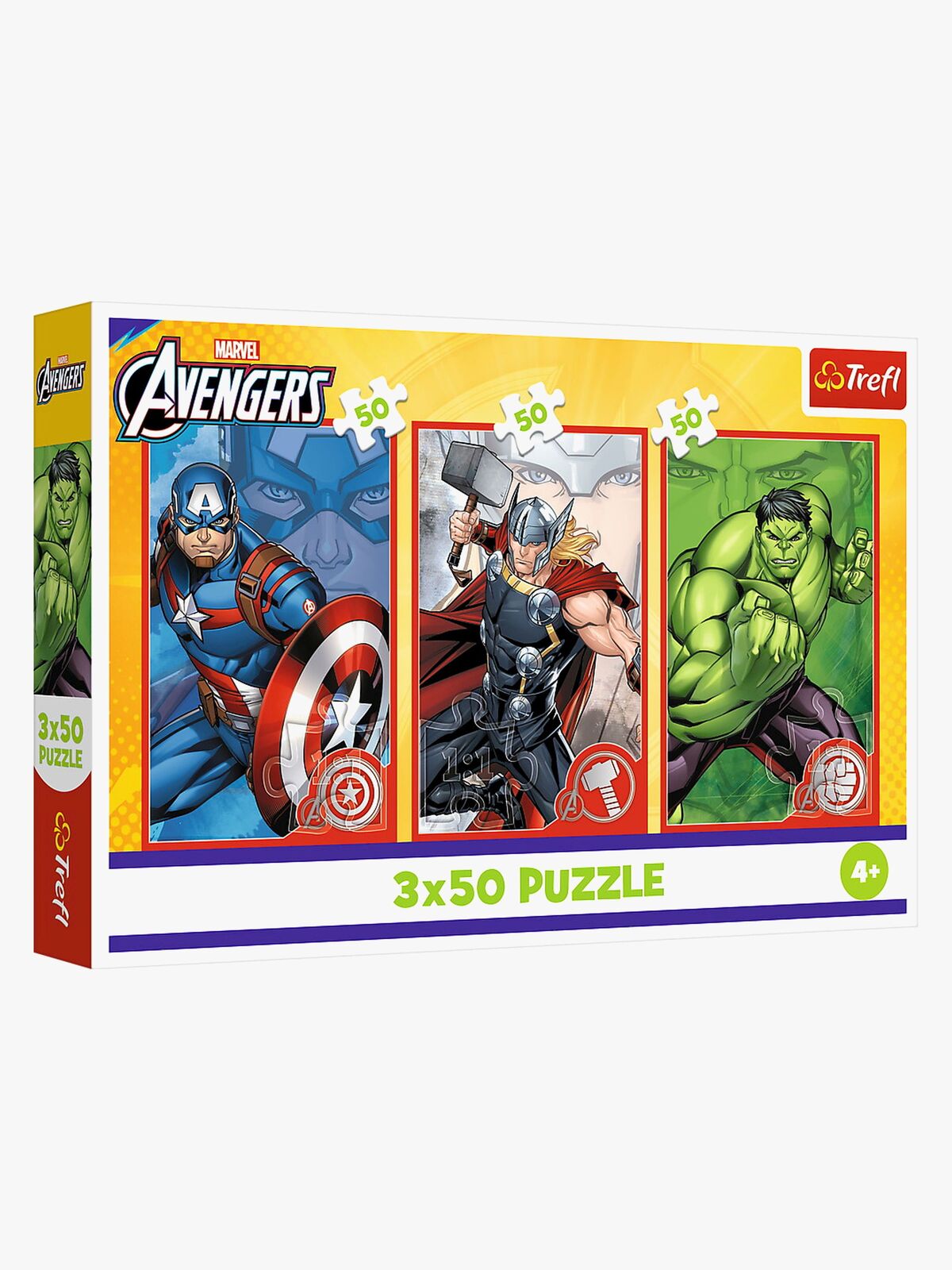 Trefl The Avengers Pussel 3x50 Bitar
