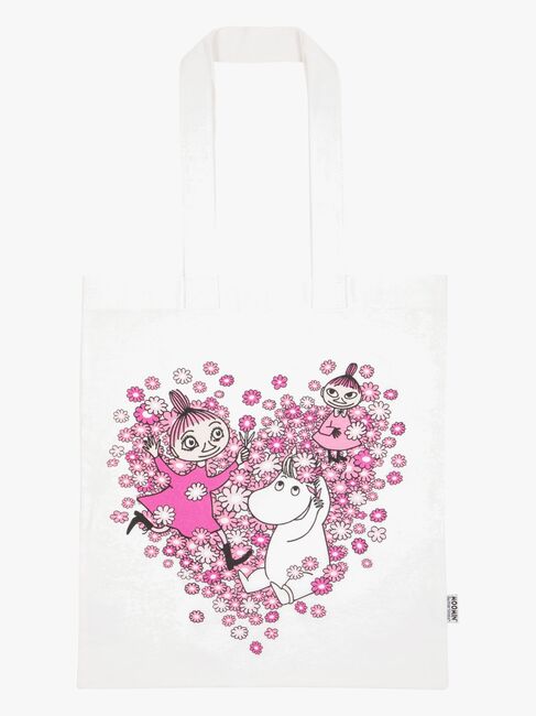 Mumin Vänner Tygkasse, Vit