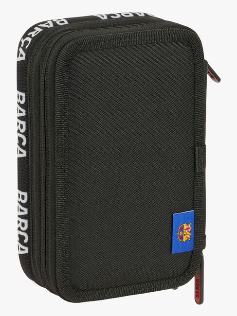 FC Barcelona  Fyllt Trippelpennfodral 37 Delar, Svart