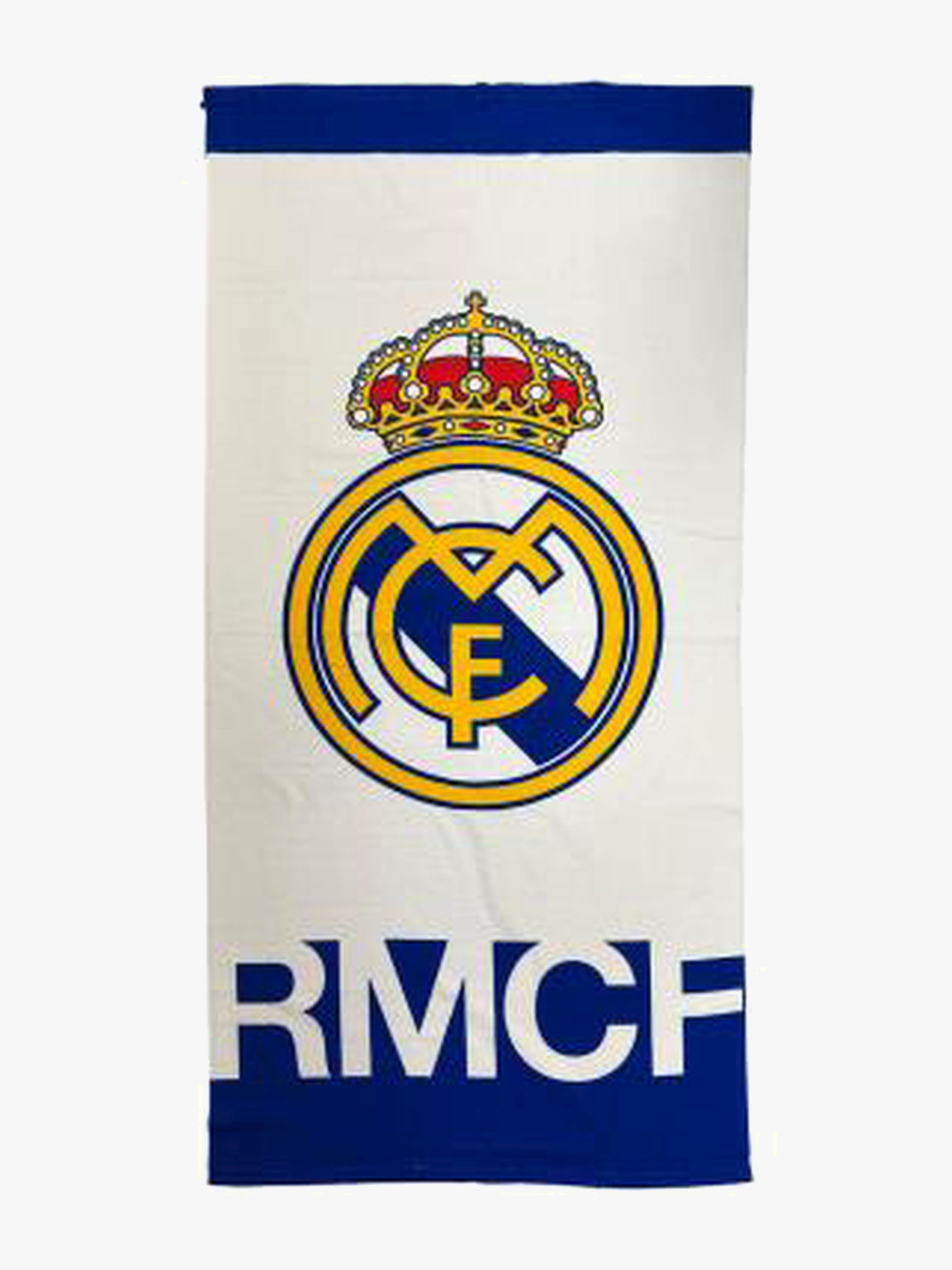 Real Madrid Strandhandduk, Vit
