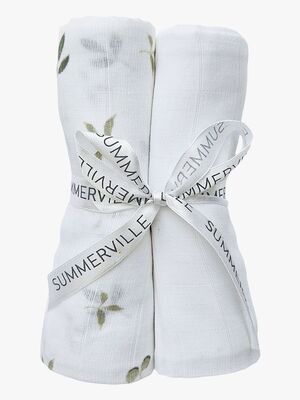 Summerville Organic Muslinfilt 2-Pack, Sprout