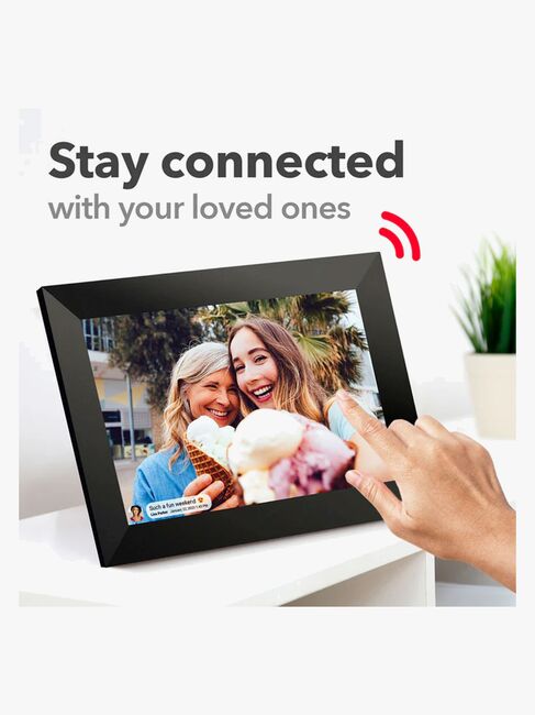 Lippa Frameo Digital Fotoram 10", Svart