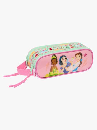 Disney Princess Dubbelpennfodral Bloom, Turkos/ljusrosa