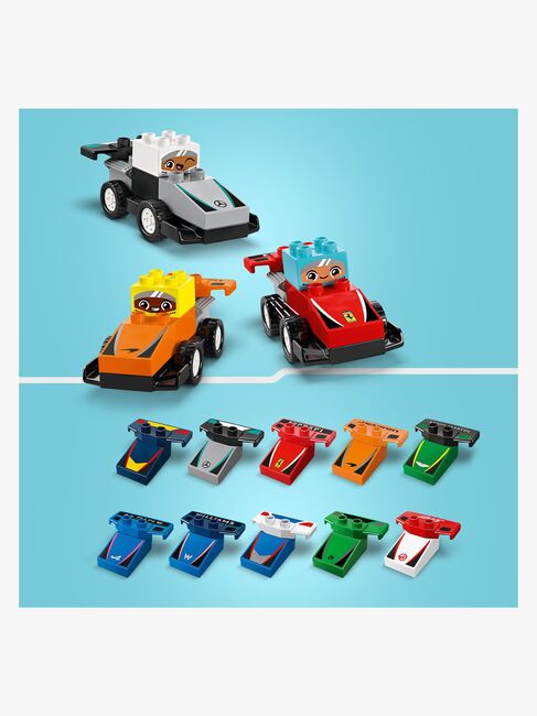 LEGO DUPLO Town 10445 F1 Team – racerbilar och förare