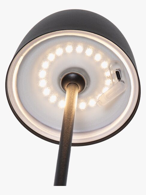 Star Trading Bordslampa Ronda, Svart