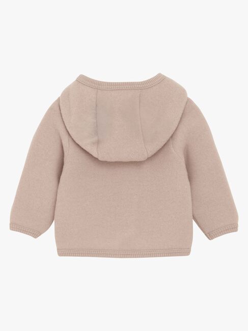 Huttelihut Ullfleecejacka Merinoull, Mahogany Rose