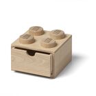 LEGO 2x2 Skrivbordslåda i Trä, Oak Soap Treated
