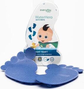 Everyday Baby Badmattor med Värmeindikator 4-Pack, Blå
