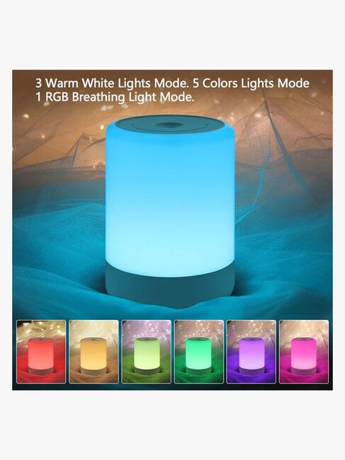 Lippa Colorful Touch Nattlampa, Vit