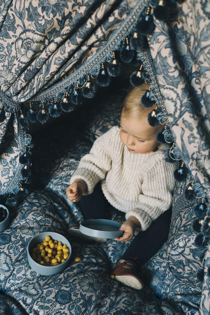 DockATot Futon Royal Madrass, Pink & Rose, Blue