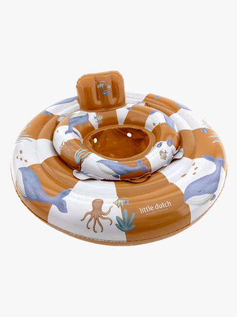 Little Dutch Ocean World Baby Badring, Blue