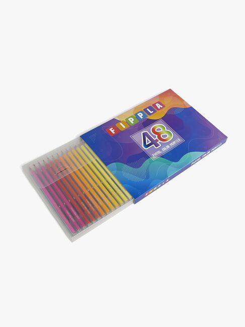 Fippla Färgpennor Pastell 48 st