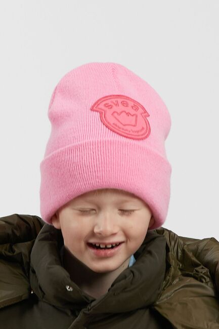 Svea Big Felt Badge Mössa, Cool Pink