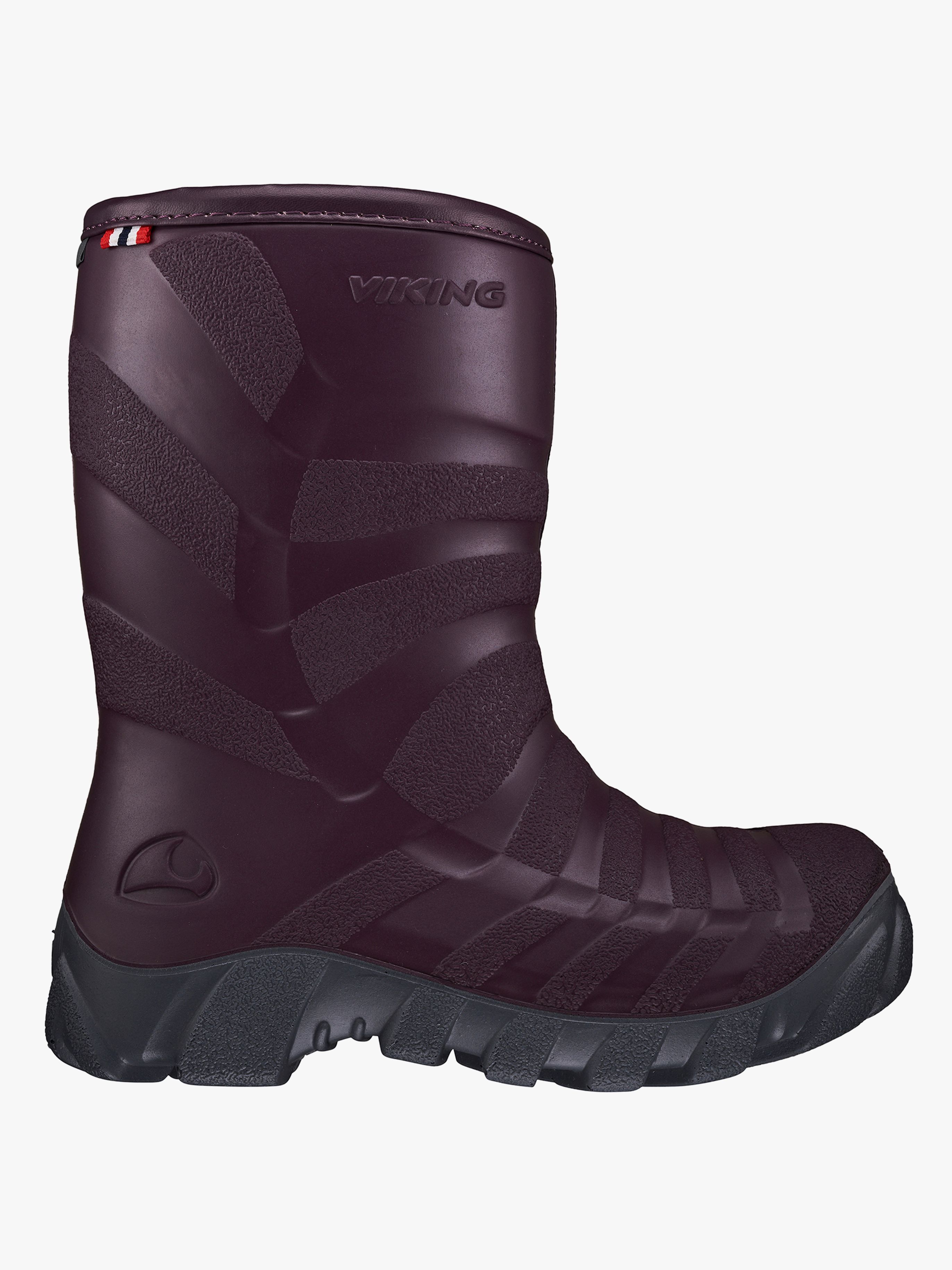 Viking Ultra Fodrade Gummistövlar, Grape/Grey, 39 - Bäst i test