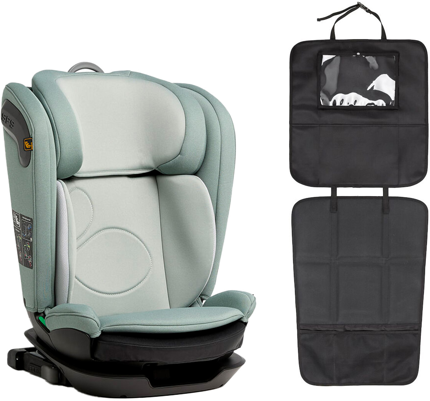 Beemoo Reform ISOFIX Bältesstol inkl. Beemoo 3-in-1 Sparkskydd, Teal/Black